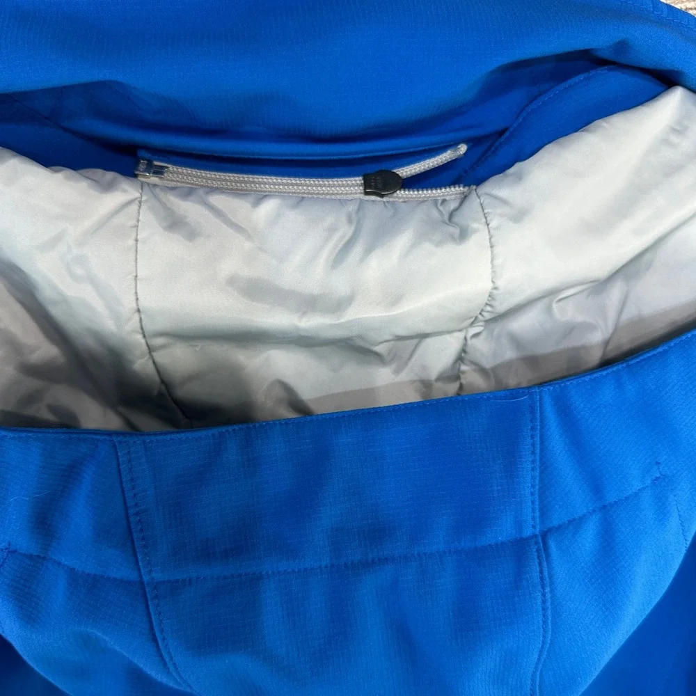 The North Face Apex Elevation Windwall Blue Insulated Hooded Coat Mens Size L